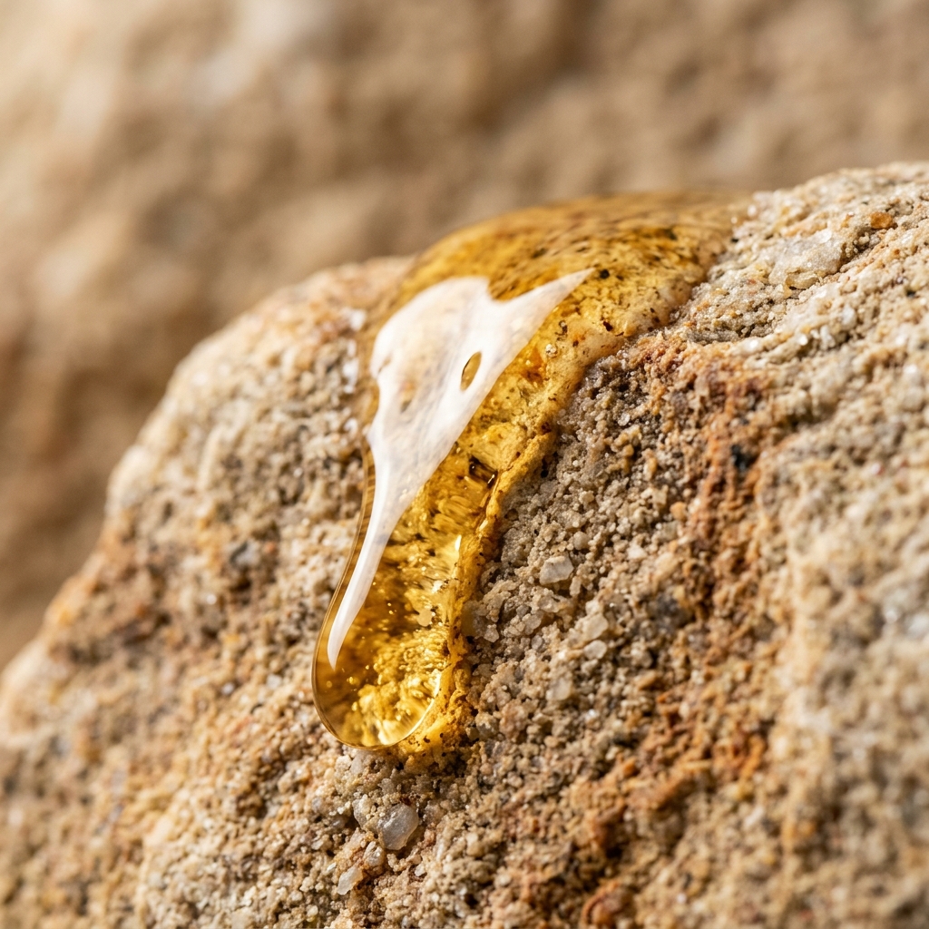 Serum macro photography